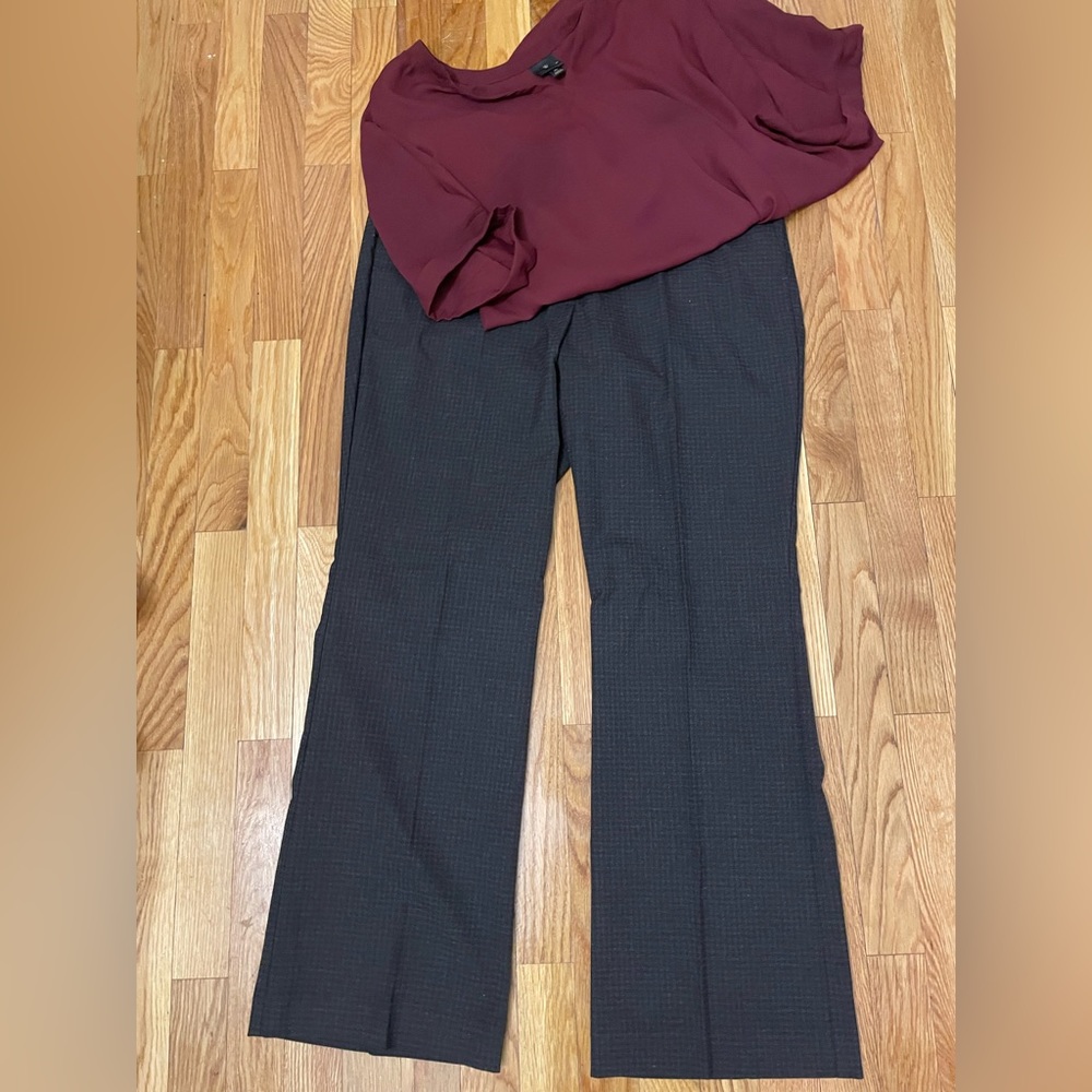 ❌SOLD❌ ANN TAYLOR Factory Petites Career PANTS - Size 14Petite - Dark Brown